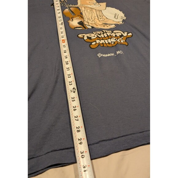 Vintage Branson Missouri LOVE THAT COUNTRY MUSIC T-Shirt 2XL Single Stitch XXL - Picture 7 of 7